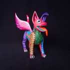 Beautiful Oaxacan Wood Carving Dante From Coco Alebrije  Mexican Folk Art 