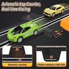 Slot Car Race Track Set Electric Powered Race Track Dual Racing Car Track Set