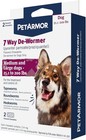 Dog Dewormer Large 7-in-1 Puppy Tapeworm Worms Medicine Chewables Worm Remover