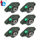 6pcs Self Alignment Ucfl201-8 Pillow Block Bearing With 1 2  Bore Solid Base