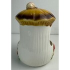 Vintage Merry Mushroom Sears   Roebuck Hanging Bird Feeder Planter W chain Guc