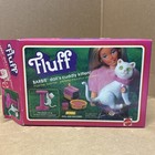 Vintage 1982 Mattel Barbie Fluff Cat Cuddly Kitten Poseable W Original Box 