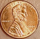 2009 Commemorative Lincoln Bicentennial Cent Ddo  Ddr   And Struck Through Error