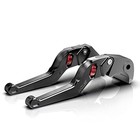 Motorcycle Brake Clutch Levers Wheel Zx6r zx10r zzr600 z1000 klz1000 Black