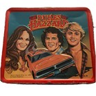 1980 Vintage Aladdin Dukes Of Hazzard Metal Lunch Box With Thermos