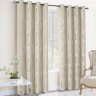 Blackout Curtains 84 Inch Length 2 Panels Set - Energy Efficient And Noise Re   