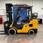 2019 Cat 2c6000 6000lb Used Forklift Triple Mast Sideshift Fork Position 9354 Hr