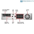 Apc Smart-ups 1500va 980w Rm 2u 120v Ap9631 Pre-install  Dla1500rm2unc - Refu   