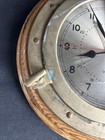 Vintage Brass Port Hole Ships Time Quartz Nautical Clock  r15