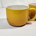 Le Creuset Set Of 2 Nectar Stoneware 8 5 Oz San Francisco Mugs Second Choice Nib