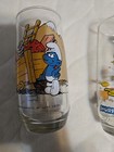 Peyo - Smurfs - 1982 - Complete Set Of 8 - Collectible Drinking Glasses