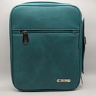 Montana West Bible Cover Teal Cross Bible Verse Rhinestones Faux Leather