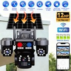 4pcs Camara De Seguridad Solar Inalambricas Para Exterior Con Vision Nocturna Hd