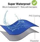 Vammcht Waterproof Rubber Vinyl Apron Heavy Duty Chemical Resistant Work Aprons