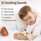 Sound Machine White Noise Rain Ocean Soothing Sounds Therapy Relax Sleep Music