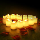 24 48pcs Flameless Led Tea Lights Votive Candles Lamp Decor Battery Operated Set