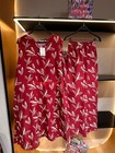 Maroon Khaddar 2pc Leaf Print Sleeveless Shirt Flared Pants - All Sizes