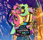        2026 Disney Epcot Festival Of The Arts Figment Easel Paintbrush Pin On Pin Le