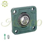 Ucf205-16 Solid Base Pillow Block Flange Mounted Bearing 1  Bore 4 Bolt 4 Pack