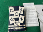 Esp Testing Cards 1937 For Testing Extra Sensory Perception Duke University Vtg
