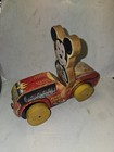 Vintage 50s 1953 1954 Fisher Price Mickey Mouse Puddle Jumper 310 wood disney