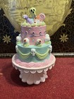 Pastel Halloween Faux Cake Eyeball Skull Candy Resin Decor 12    Spooky Cute Pink