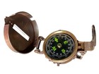 Antique Pocket Brass Compass Nautical Style For Camping Best Gift Mens