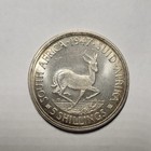 South Africa 1947 5 Shillings Silver Coin Georgivs Vi Rex Imperator