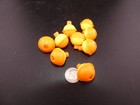 9 Small Hi-vis Round Plastic Snap On Fishing Floats Bobbers Panfish Ice Fishing