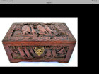 Vintage Hand Carved Wooden Camphor Box Asian Design Excellent Condition Mcm