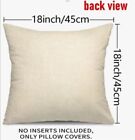 Floral Hummingbird Vibrant Linen Throw Pillow Cover Holiday Home Decor 18   