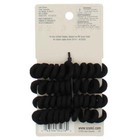 Scunci The Curl Collective Dent Free No Damage Wavy Hair Elastics  Black  4-pack