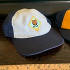 3 Vintage Bear Wolf   Tiger Boy Scouts Of America Caps Hats Cub Bsa Scouting