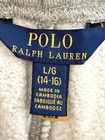 Polo Ralph Lauren Sweatpants Joggers Youth Large Gray Fleece Boys Kids L 14-16