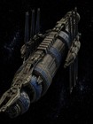 Babylon 5 Earth Alliance Space Station     11 25    L Hand Painted 14k 3d