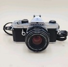Vintage Asahi Pentax Mx 35mm Slr Camera With Smc Pentax-m 50mm F 1 7 Lens Japan