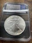 2017  1 American Silver Eagle Ngc Ms70 First Day Of Issue Edmund Moy Signed  43