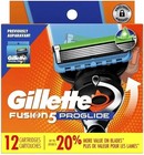 Gillette Fusion 5 Proglide Razor Blade Refills - 12 Cartridges  new  