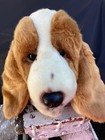 Yomiko Classics Basset Hound Dog 12    Stuffed Animal By Russ Berrie Soft