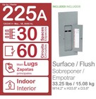 Square D 225 Amp 30 Space 60 Circuit Main Lug Indoor Panel Box Load Subpanel