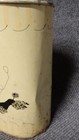 Vintage Rare 1950 s Harvell  Metal Poodle Dog Trash Can Wastebasket - Damaged