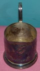 Vintage Soviet Ussr Tea Glass Holder Melchior Podstakannik Space Sputnik