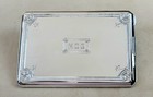 Stellar Late 20s Art Deco Sterling Silver Smokes Case James E  Blake Co 4 5 Ozt 
