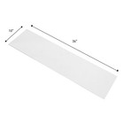Sswbasics Tempered Glass Shelf - Set Of 2  10  X 36  X 3 16  - Stylish   Sturdy