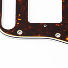 For Mexico Jaguar Blacktop Hh Paf Humbucker Guitar Pickguard Brown Tortoise