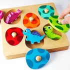 Edujoy Guess Who I Am Multi-layer Wooden Peg Puzzle For Kids Educational Toys