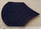 Vintage 1950s Us Military Shoulder Badge Patch United States Rank Position Felt