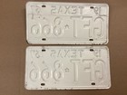 Vintage 1967 Texas License Plate Set Originals Gft 866