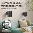 Wall Mount For Sonos One  One Sl  Play 1 Speaker  2 Pack  Black - Ynvision