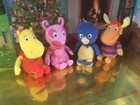 Vintage The Backyardigans Character Plush  4  Tasha tyrone uniqua pablo